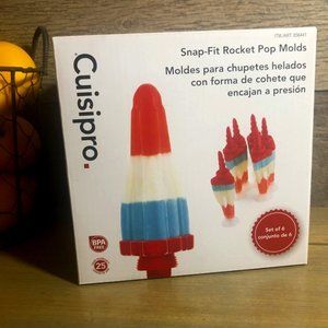 🍋 NIB Cuisipro Snap-Fit Rocket Pop Mold
